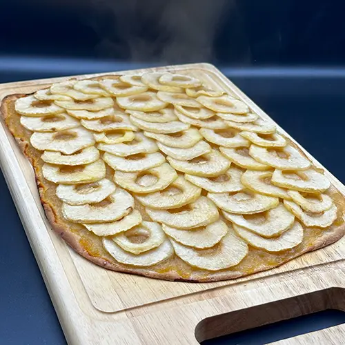 flammekueche pommes et poires