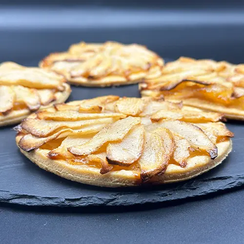 tartelettes fines aux pommes et vanille